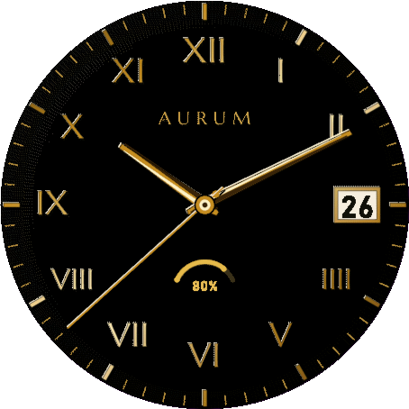 Aurum Onyx & Gold finish screenshot
