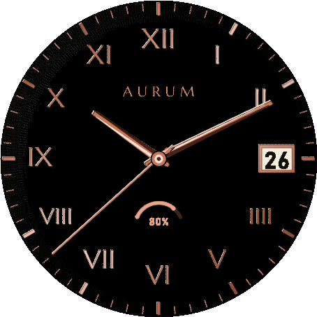 Aurum Rose Gold フィニッシュのスクリーンショット
